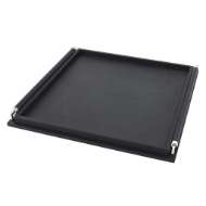 Picture of WRAPPED HANDLE TRAY-BLACK LEATHER