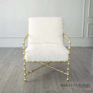 Picture of ELDER LOUNGE CHAIR-GOLD LEAF