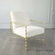 Picture of ELDER LOUNGE CHAIR-GOLD LEAF