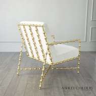 Picture of ELDER LOUNGE CHAIR-GOLD LEAF