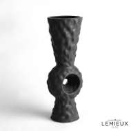 Picture of VOLCANIC VASES-BLACK VOLCANO