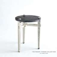 Picture of ROMAN DRINKS TABLE-NICKEL