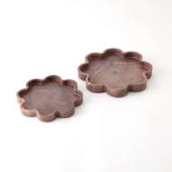 Picture of CUMULUS ALABASTER TRAYS-CHOCOLATE