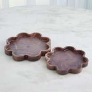 Picture of CUMULUS ALABASTER TRAYS-CHOCOLATE