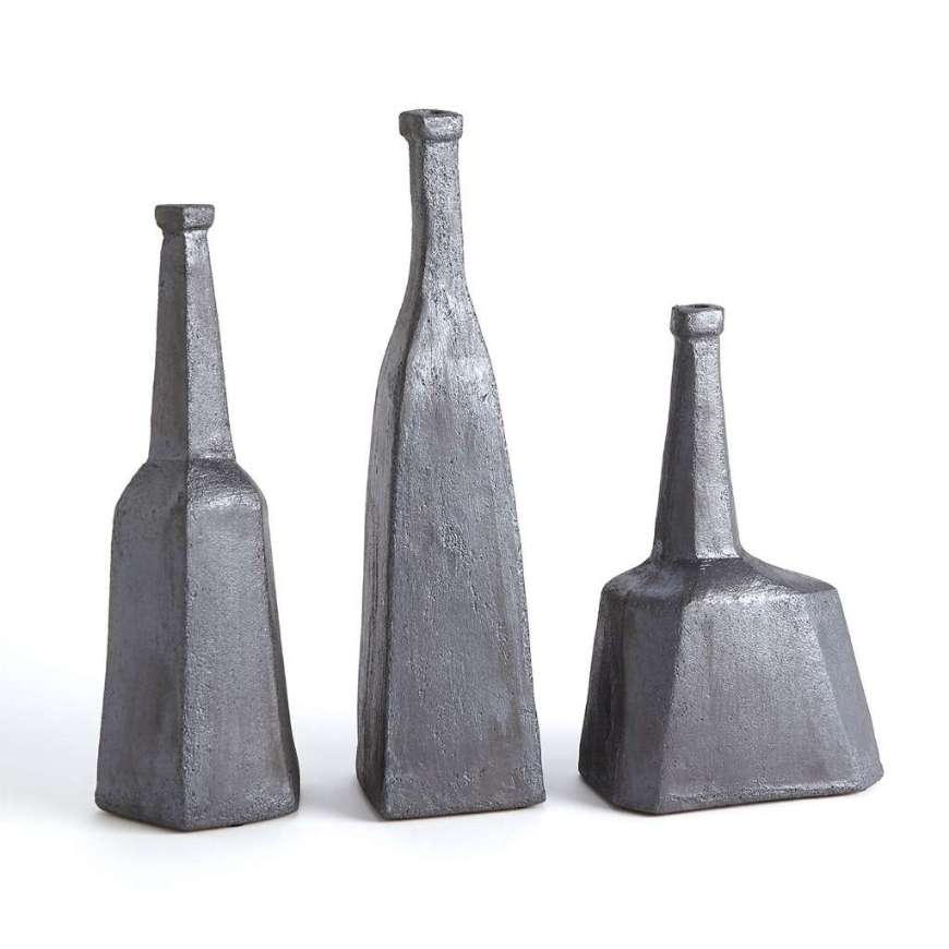 Picture of SCULPTED BOTTLES-BLACK