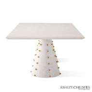 Picture of ~SPHERES RECTANGLE DINING TABLE-WHITE