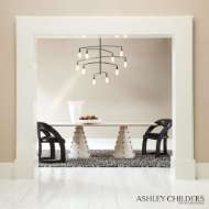 Picture of ~SPHERES RECTANGLE DINING TABLE-WHITE