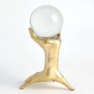 Picture of HANDS ON SPHERE HOLDERS-GOLD LEAF