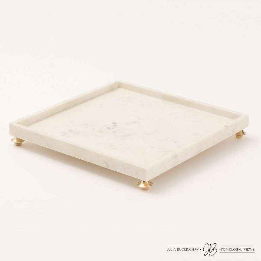 Picture of QUINTESSENTIAL TRAY-SQUARE-WHITE