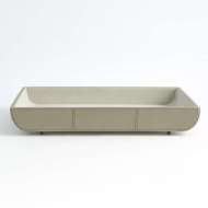 Picture of CURVED CORNER TRAY-LIGHT GREY