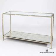 Picture of STUD CONSOLE TABLE-SILVER LEAF