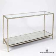 Picture of STUD CONSOLE TABLE-SILVER LEAF