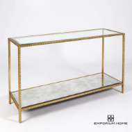 Picture of STUD CONSOLE TABLE-GOLD LEAF