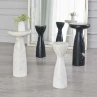 Picture of MARBLE TOWER TABLES-BLACK