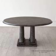 Picture of TITIAN DINING TABLE-BLACK CERUSED OAK-60" TOP