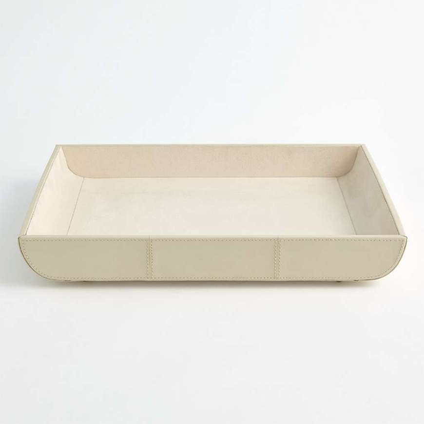 Picture of CURVED CORNER TRAY-IVORY