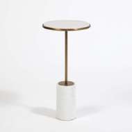 Picture of SHORT CORED MARBLE TABLE-BRONZE