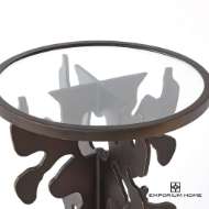 Picture of INK BLOT SIDE TABLE-BRONZE