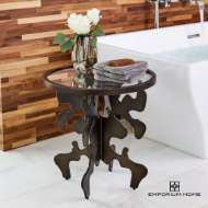 Picture of INK BLOT SIDE TABLE-BRONZE