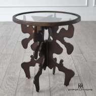 Picture of INK BLOT SIDE TABLE-BRONZE