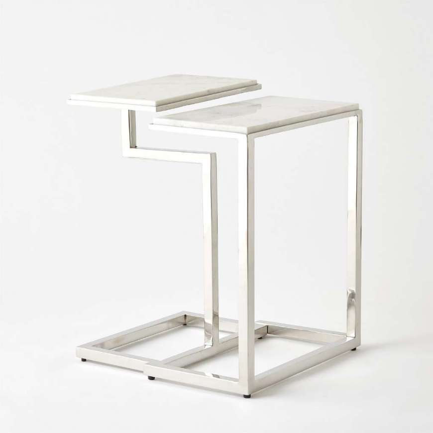 Picture of SET OF 2-C NESTING TABLES-NICKEL