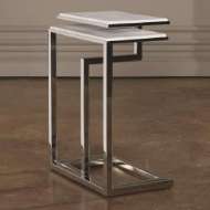 Picture of SET OF 2-C NESTING TABLES-NICKEL