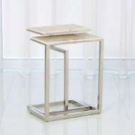 Picture of SET OF 2-C NESTING TABLES-NICKEL