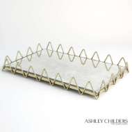 Picture of RIC RAC TRAY-GOLD