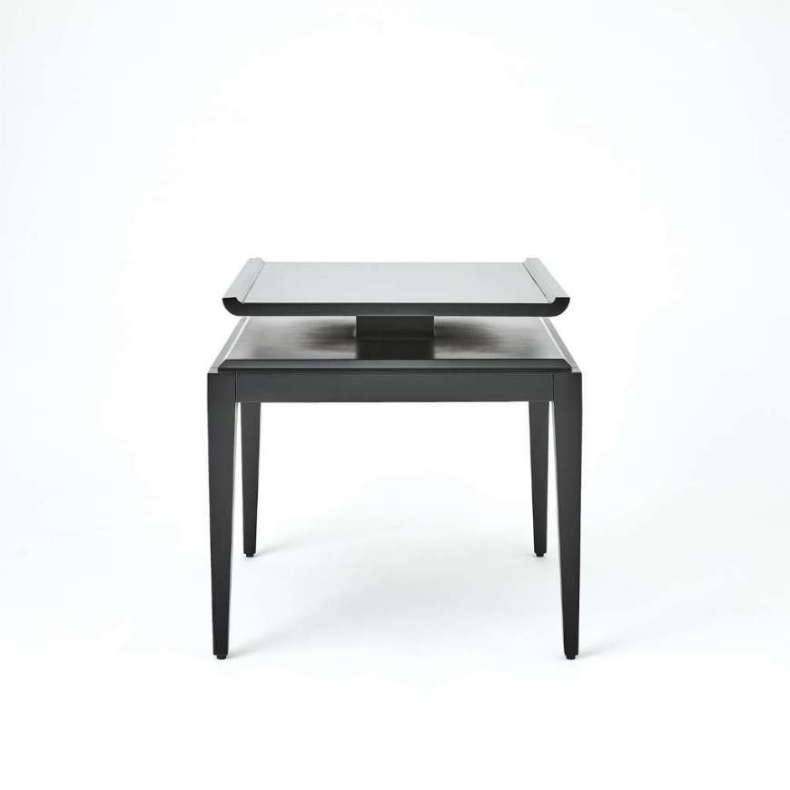 Picture of POISE SIDE TABLE-BLACK SATIN