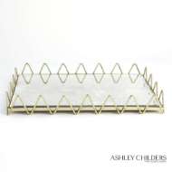 Picture of RIC RAC TRAY-GOLD