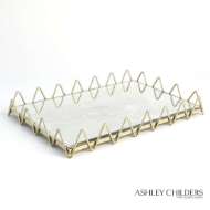 Picture of RIC RAC TRAY-GOLD