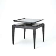 Picture of POISE SIDE TABLE-BLACK SATIN