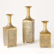 Picture of ALUMINUM BOTTLE VASE-ANTIQUE GOLD