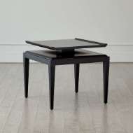 Picture of POISE SIDE TABLE-BLACK SATIN