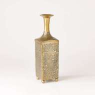 Picture of ALUMINUM BOTTLE VASE-ANTIQUE GOLD