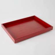 Picture of DEEP RED LEATHER TRAY