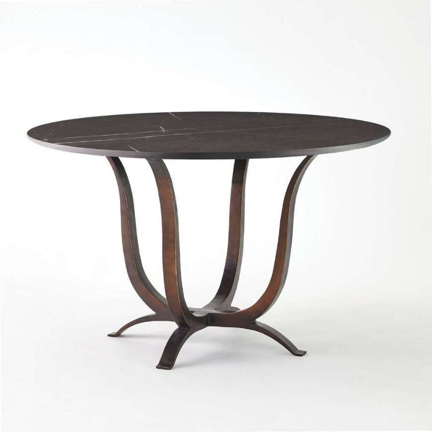 Picture of CHORDA DINING TABLE-BRONZE-48"