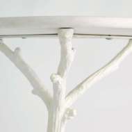 Picture of WHITE FAUX BOIS SIDE TABLE