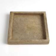 Picture of MARBLE TRAY-ANTIQUED WHITE