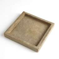 Picture of MARBLE TRAY-ANTIQUED WHITE