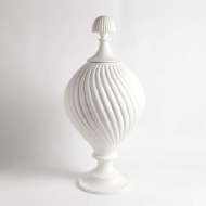 Picture of GRANDE SWIRL JAR-MATTE WHITE