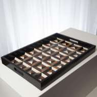 Picture of TRIANGLE MARQUETRY TRAY