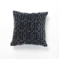 Picture of CIRCLES BEADED PILLOW-INDIGO