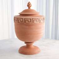 Picture of VILLA GREEK KEY URN-TERRACOTTA