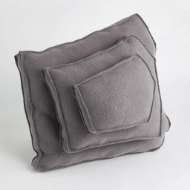 Picture of ROCK PILLOW-GREY-TRAPEZOID SHAPE