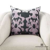 Picture of INK BLOT PILLOW-THISTLE