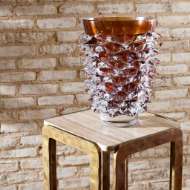 Picture of PORCUPINE VASES-DARK AMBER