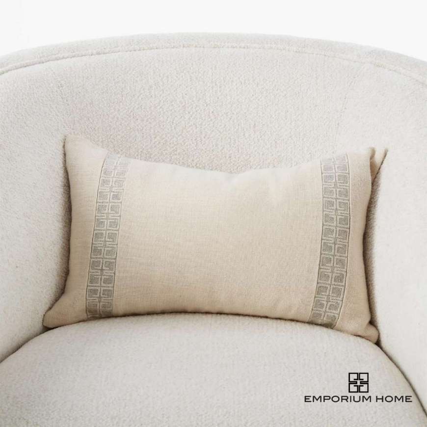 Picture of ICON LUMBAR PILLOW-CREAM ON MOONLIGHT