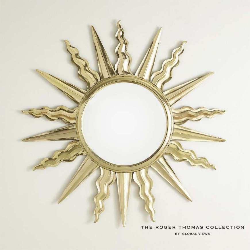 Picture of SOLEIL MIRROR-BRASS