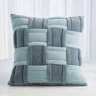 Picture of WOVEN PILLOW-BLUISH GREY